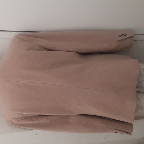 Vintage Harve Bernard by B Holtzman coat Camel Tan Wool Blazer Medium - Picture 4 of 7